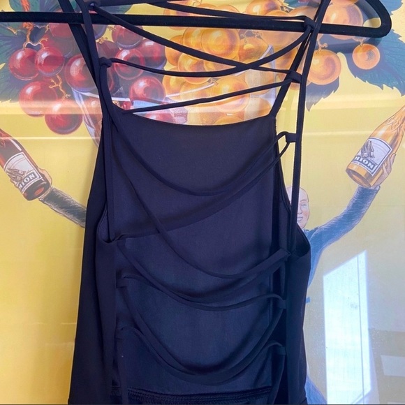 NWOT Lulu’s Strappy Sexy Black Dress - Picture 5 of 5